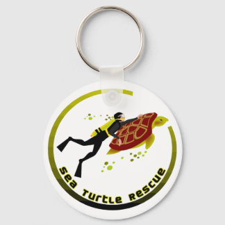 Zee Schroefschildpad Sleutelhanger