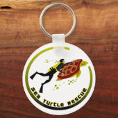 Zee Schroefschildpad Sleutelhanger (Voorkant)