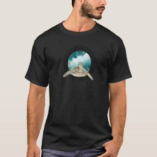 Zee Schrootschildpad Waterverf Schroef uit Zee Tur T-shirt
