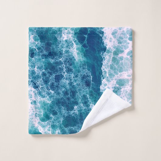 Zee schuim bad handdoek (Wasdoekje)
