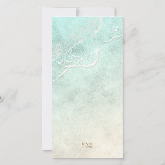 Zee Schuim Beach Wedding Menu V2 ID837 (Achterkant)