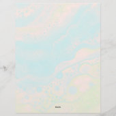 Zee schuim briefhoofd (Achterkant)