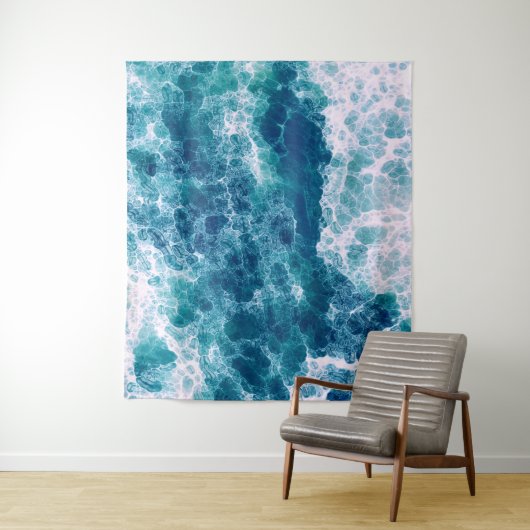 Zee schuim wandkleed (In situ)