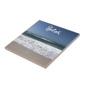 Zee Schuimkeramische Tegel Tegeltje (Zijkant)