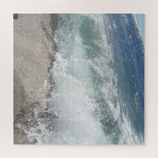 Zee Schuimoceaangolven Legpuzzel (Horizontaal)