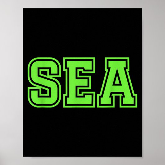 Zee seattle poster (Voorkant)