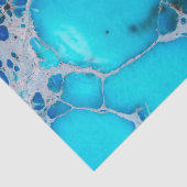 Zee Sediment Jasper Tropical Ocean Blue Tissuepapier (Detail)