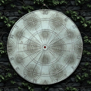  Zee Shanty   Steampunk Compass Ephemera Dartbord