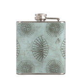 Zee Shanty | Steampunk Compass Ephemera Heupfles (Achterkant)