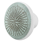  Zee Shanty | Steampunk Compass Ephemera Keramische Knop (Rechts)