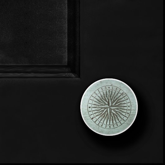  Zee Shanty | Steampunk Compass Ephemera Keramische Knop