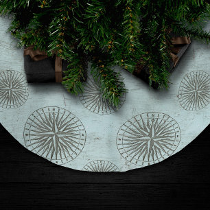  Zee Shanty   Steampunk Compass Ephemera Kerstboom Rok