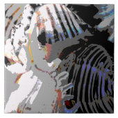 Zee Shell Abstract Tegeltje (Voorkant)