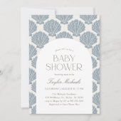 Zee Shell Beach Baby shower Kaart (Voorkant)