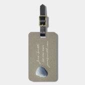 Zee Shell Beach  Bagagelabel (Voorkant verticaal)