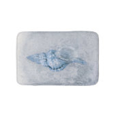 Zee Shell Blue  Antiek Ocean Beach Texture Badmat (Voorkant)