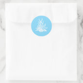 Zee Shell bruiloft stickers (Tas)