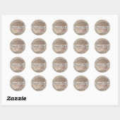 Zee Shell bruiloft Stickers (Vel)