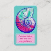 Zee Shell dat of roept Visitekaartje (Voorkant)