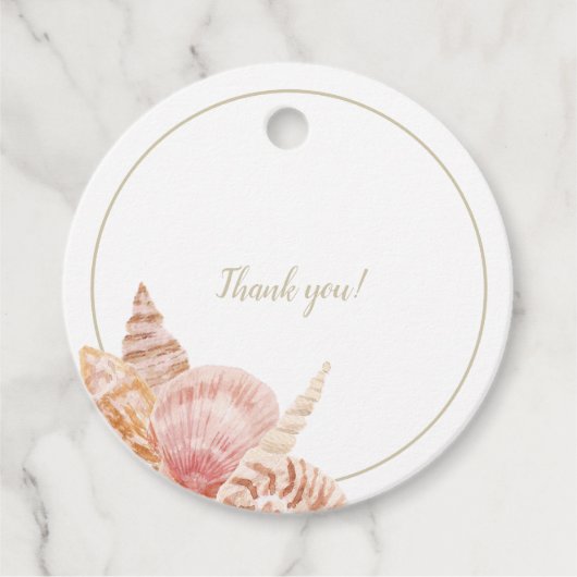 Zee Shell Favor Labels (Voorkant)