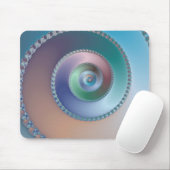 Zee Shell - Fractal Mousepad Muismat (Met muis)