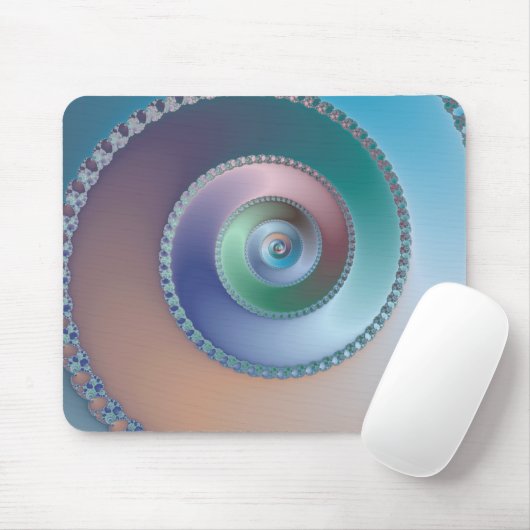 Zee Shell - Fractal Mousepad Muismat (Met muis)