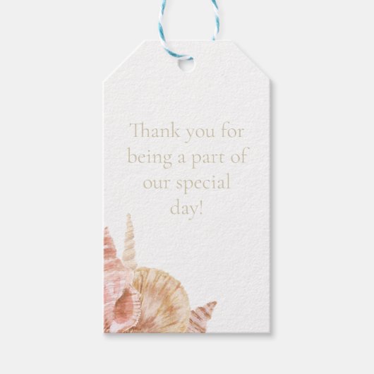 Zee Shell Gift Label Cadeaulabel (Voorkant)