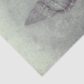 Zee Shell Grey  Ocean Beach Textuur Tissuepapier (Detail)