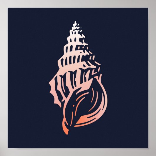 Zee Shell II Print | Zee Shell Wall Print (Voorkant)
