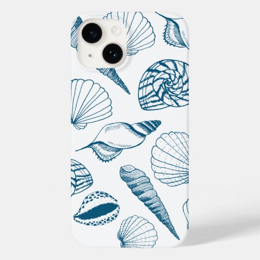Zee Shell Illustratie Case-Mate iPhone Case (Achterkant)