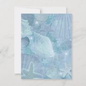  Zee Shell met Vrijgezellenfeest Kaart (Achterkant)