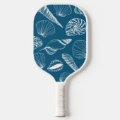 Zee Shell Nautisch Strand Pickleball Paddle (Voorkant)