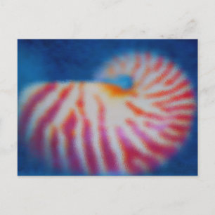 Zee Shell onder water Briefkaart