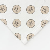 Zee Shell Pattern Fleece Deken (Hoek)