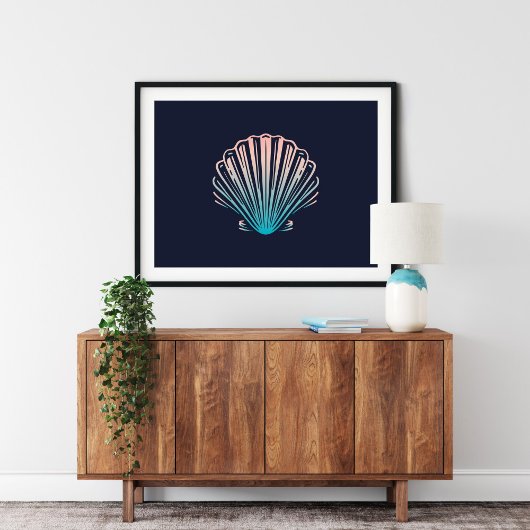 Zee Shell Print | Zee Shell Wall Print