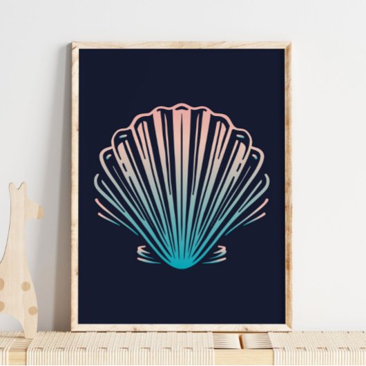 Zee Shell Print | Zee Shell Wall Print