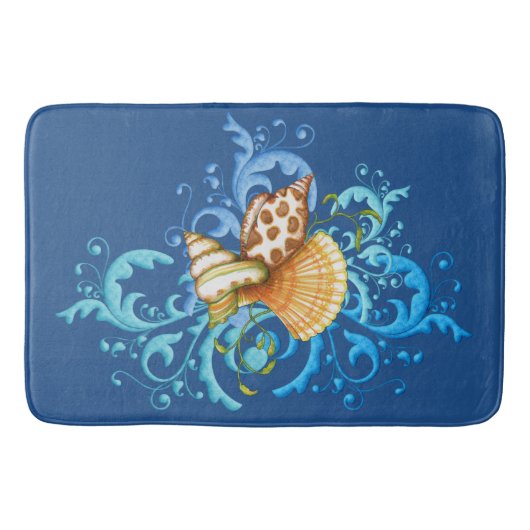 Zee Shell Splash Bath-Mats Badmat (Voorkant)