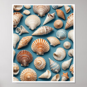 Zee Shell Wall Art Home Decor Room Poster