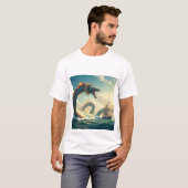 Zee Slangenbelegering T-shirt (Voorkant volledig)