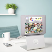 【 Zee Slug 】 je duikboekje op! Sticker (Laptop op bureau)