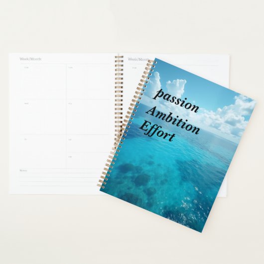 Zee spiraal foto Notitieboek (Display)