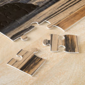 Zee stacks op het strand in Bandon, Oregon Legpuzzel (Zijkant)