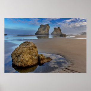Zee stapelt zich op in Bandon in Bandon, Oregon 2 Poster