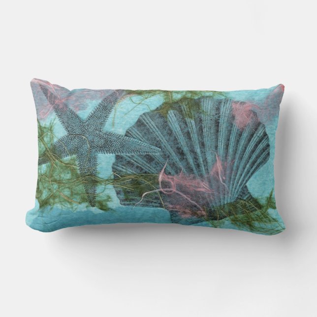 Zee Star en Scallop Kussen (Voorkant)