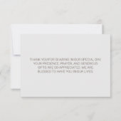 Zee sterren Sand Beach Bedankkaart (Achterkant)