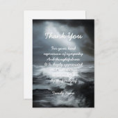 Zee Storm Bedankkaart (Voorkant / Achterkant)