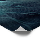 Zee Storm Grijze kunstschildpad Poster (Hoek)