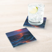 Zee Storm met Lightning Onderzetter (Schuin)