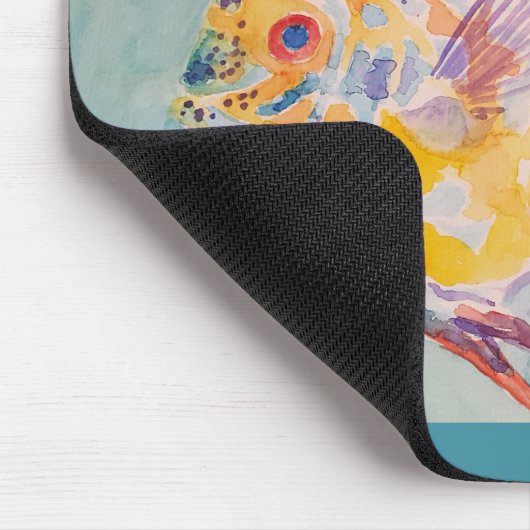 Zee strand waterverf Computer Mouse Mat Pad Muismat (Hoek)