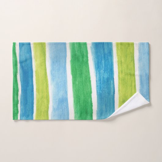 Zee Stripes Art Print Bad Handdoek (Handdoek)